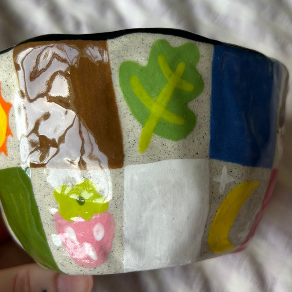Cute lil things colourful bowl