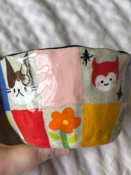 Cute lil things colourful bowl