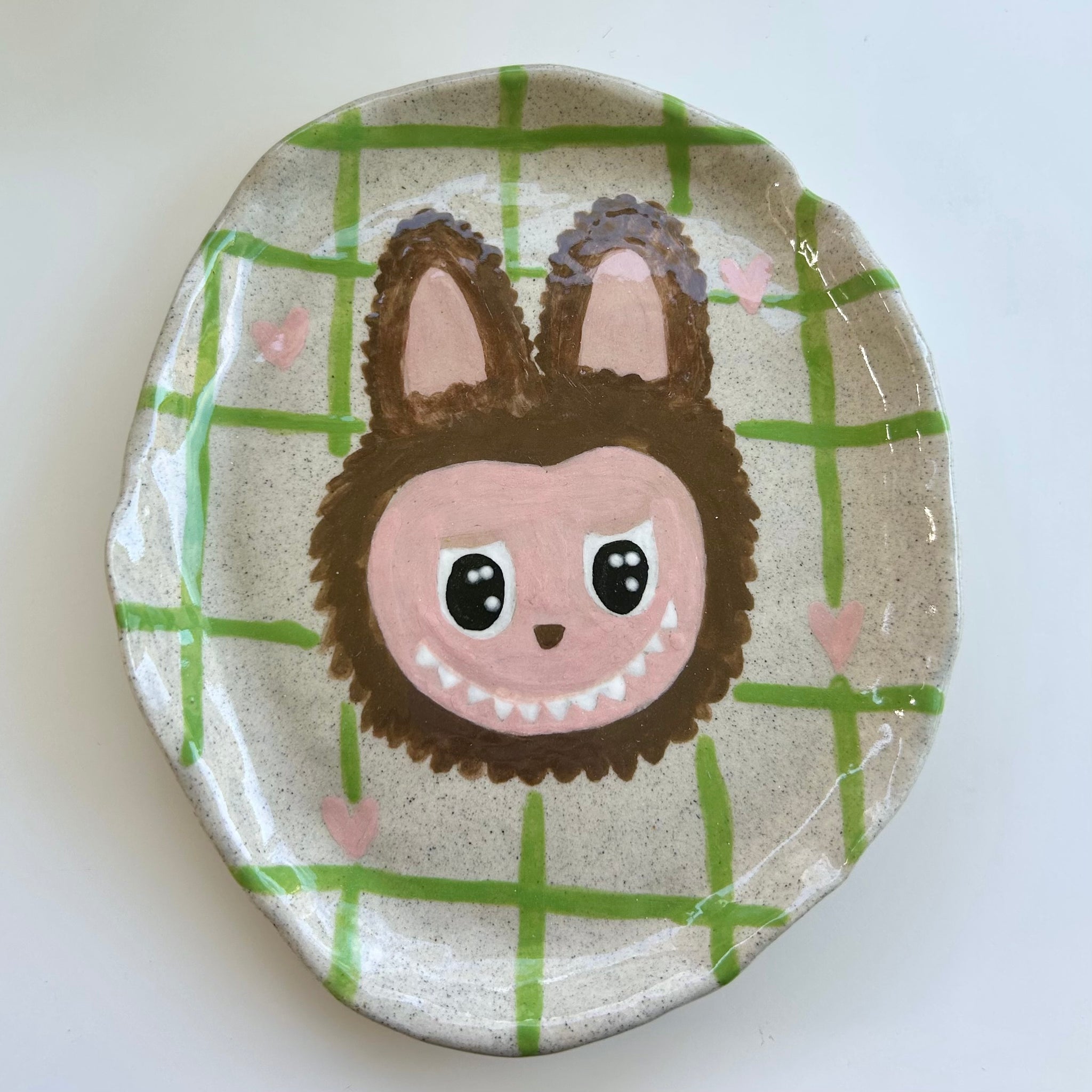 Weird lil fuzzy guy trinket dish